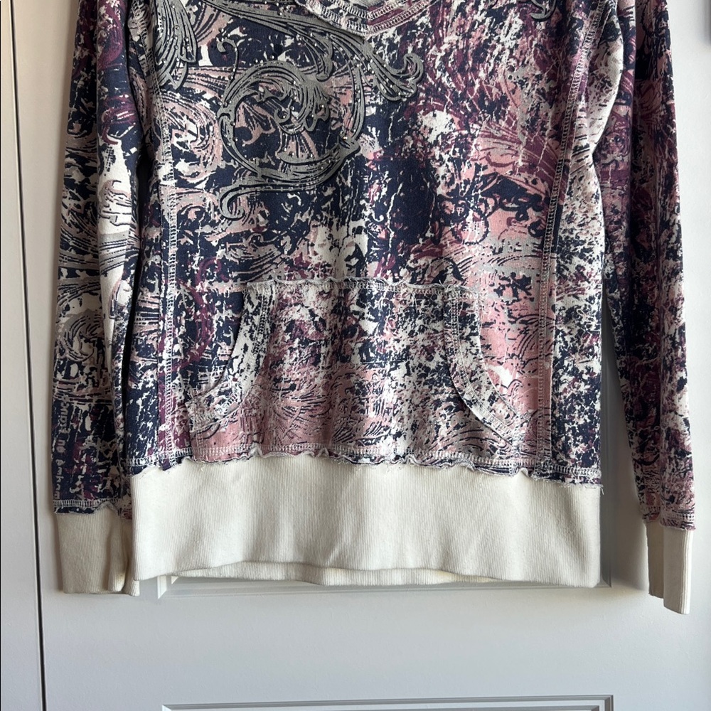 Vanity Multicolor Patterned Hoodie - Picture 3 of 12